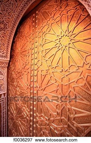 Morocco, Marrakech, door View Large Photo Image Stock Photo - Morocco, Marrakech, door. Fotosearch