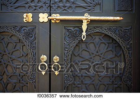 Morocco, Marrakech, door View Large Photo Image Stock Photo - Morocco, Marrakech, door. Fotosearch