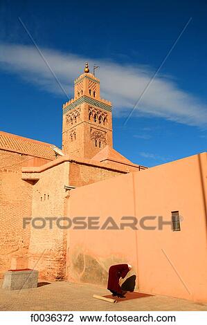 Morocco, Marrakech, Koutoubia mosque View Large Photo Image Stock Image - Morocco, Marrakech, Koutoubia mosque. Fotosearch