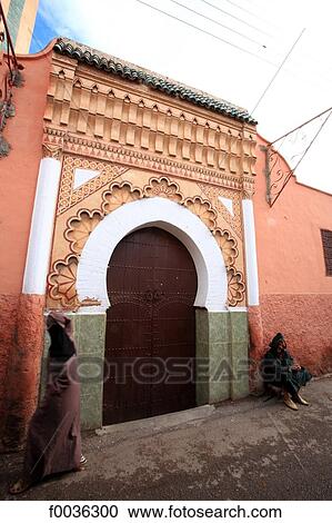 Morocco, Marrakech, medina View Large Photo Image Stock Image - Morocco, Marrakech, medina. Fotosearch