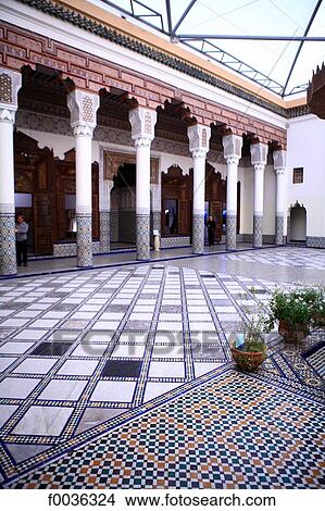 Morocco, Marrakech, museum View Large Photo Image Picture - Morocco, Marrakech, museum. Fotosearch