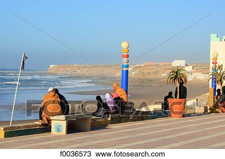 Morocco, Tiznit, Aglou beach, embankment View Large Photo Image Stock Image - Morocco, Tiznit, Aglou beach, embankment. Fotosearch