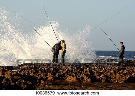 Morocco, Tiznit, Aglou beach, fishermen View Large Photo Image Stock Photo - Morocco, Tiznit, Aglou beach, fishermen. Fotosearch
