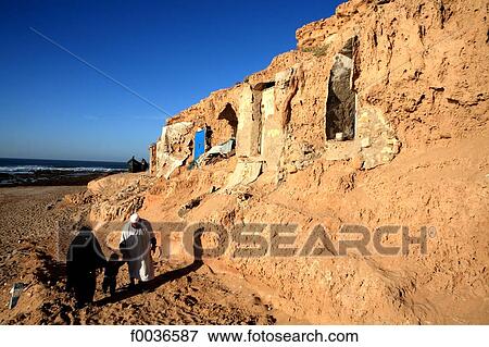 Morocco, Tiznit, Aglou beach View Large Photo Image Stock Photo - Morocco, Tiznit, Aglou beach. Fotosearch