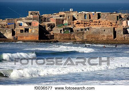 Stock Photo - Morocco, village of Tifnit. Fotosearch