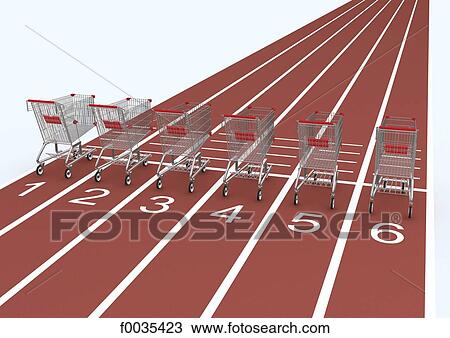 race of shopping carts View Large Photo Image Stock Image - race of shopping carts. Fotosearch