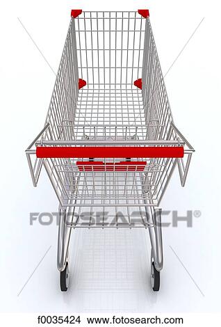 Picture - Shopping cart. Fotosearch