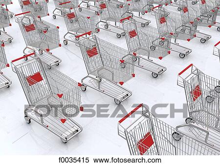 Shopping carts View Large Photo Image Stock Photography - Shopping carts. Fotosearch