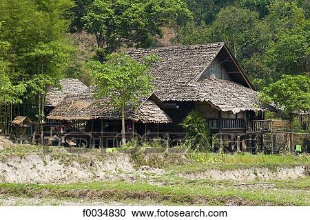 Thailand, Baan Thong Luang View Large Photo Image Stock Image - Thailand, Baan Thong Luang. Fotosearch