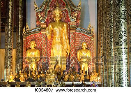 Stock Photo - Thailand, Chiang Mai, Wat Chedi Luang temple. Fotosearch