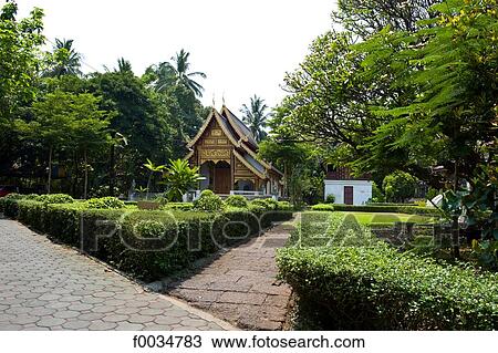 Thailand, Chiang Mai, Wat Chiang Man temple, gardens View Large Photo Image Stock Image - Thailand, Chiang Mai, Wat Chiang Man temple, gardens. Fotosearch