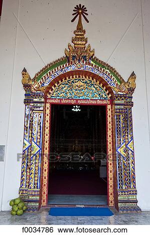 Thailand, Chiang Mai, Wat Chiang Man temple View Large Photo Image Stock Photograph - Thailand, Chiang Mai, Wat Chiang Man temple. Fotosearch