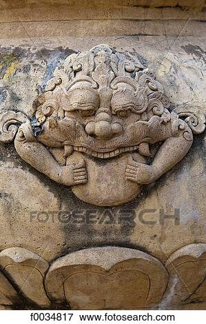 Thailand, Chiang Mai, Wat Jet Yot temple, detail View Large Photo Image Stock Photo - Thailand, Chiang Mai, Wat Jet Yot temple, detail. Fotosearch