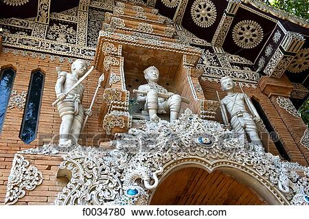 Thailand, Chiang Mai, Wat Lok Moli temple, statues View Large Photo Image Stock Image - Thailand, Chiang Mai, Wat Lok Moli temple, statues. Fotosearch