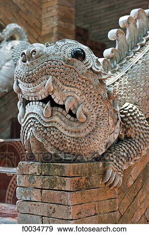 Thailand, Chiang Mai, Wat Lok Moli temple, detail View Large Photo Image Stock Photo - Thailand, Chiang Mai, Wat Lok Moli temple, detail. Fotosearch