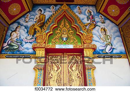 Thailand, Chiang Mai, Wat Phra Singh temple View Large Photo Image Stock Image - Thailand, Chiang Mai, Wat Phra Singh temple. Fotosearch