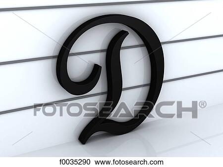 Stock Image - Typography: letter D. Fotosearch