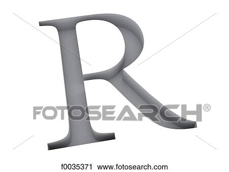 Stock Image - Typography: letter R. Fotosearch