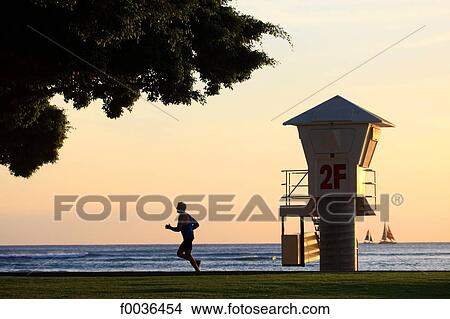 United States, Hawaii, Oahu island, Waikiki beach, lifeguard station View Large Photo Image Picture - United States, Hawaii, Oahu island, Waikiki beach, lifeguard station. Fotosearch