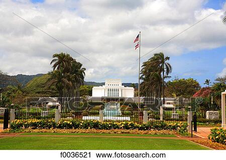 United States, Hawaii, Oahu island, mormon church View Large Photo Image Stock Image - United States, Hawaii, Oahu island, mormon church. Fotosearch