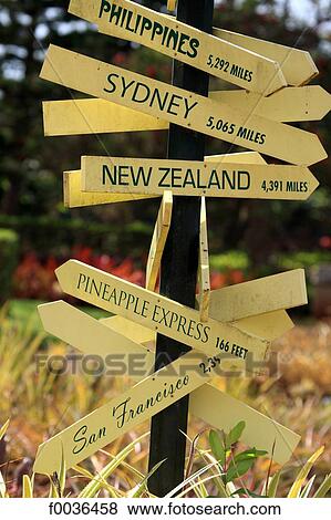 United States, Hawaii, Oahu island, roadsigns View Large Photo Image Stock Photo - United States, Hawaii, Oahu island, roadsigns. Fotosearch