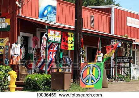United States, Hawaii, Oahu island, North Shore, shop View Large Photo Image Stock Photo - United States, Hawaii, Oahu island, North Shore, shop. Fotosearch