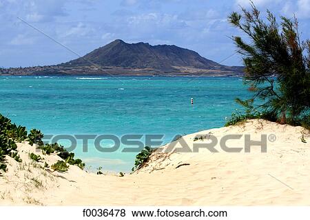 Stock Photo - United States, Hawaii, Oahu island, Kailua beach. Fotosearch