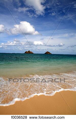 United States, Hawaii, Oahu island, Kailua, Mokulua islands View Large Photo Image Stock Photo - United States, Hawaii, Oahu island, Kailua, Mokulua islands. Fotosearch