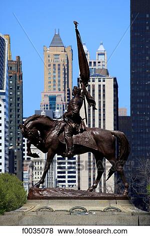 United States, Illinois, Chicago, Grant Park, general John Logan statue View Large Photo Image Stock Photo - United States, Illinois, Chicago, Grant Park, general John Logan statue. Fotosearch