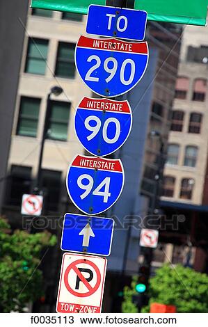 United States, Illinois, Chicago, signs View Large Photo Image Stock Image - United States, Illinois, Chicago, signs. Fotosearch