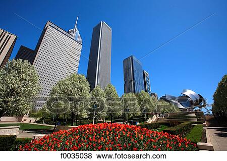 United States, Illinois, Chicago, Millennium park, Jay Pritzker pavilion View Large Photo Image Stock Photo - United States, Illinois, Chicago, Millennium park, Jay Pritzker pavilion. Fotosearch