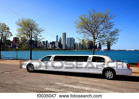 United States, Illinois, Chicago, Limousine View Large Photo Image Stock Photo - United States, Illinois, Chicago, Limousine. Fotosearch