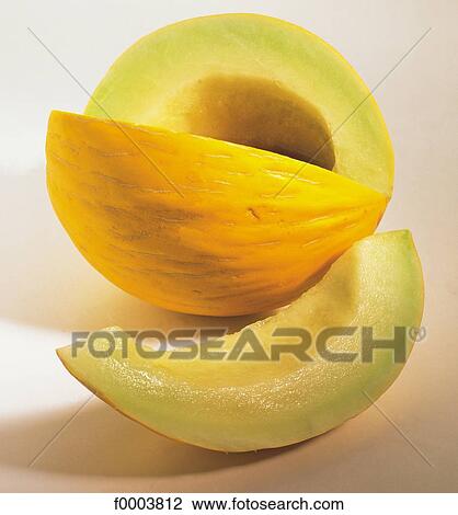Stock Image - Fruits and vegetables, fruit, fruits, pip fruit, food, melon. Fotosearch