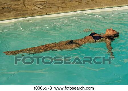 Stock Image - Relaxation and well being, lifestyle, woman, girl, women. Fotosearch