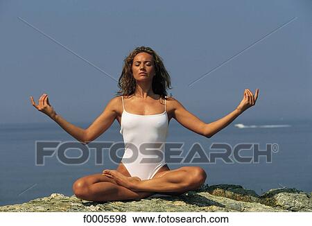 Relaxation and well being, lifestyle, people, woman, girl View Large Photo Image Stock Photo - Relaxation and well being, lifestyle, people, woman, girl. Fotosearch