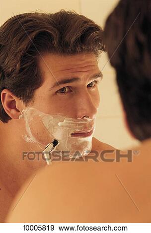 Stock Photo - In the Bathroom, lifestyle, inside, indoor, indoor shots. Fotosearch