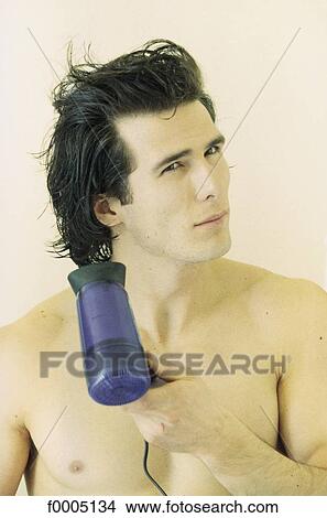 Picture - In the Bathroom, lifestyle, people, adults. Fotosearch