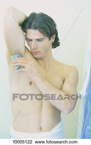 Stock Image - In the Bathroom, lifestyle, people, adults. Fotosearch