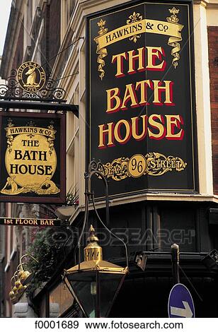 Front of a pub View Large Photo Image Stock Photo - Front of a pub. Fotosearch