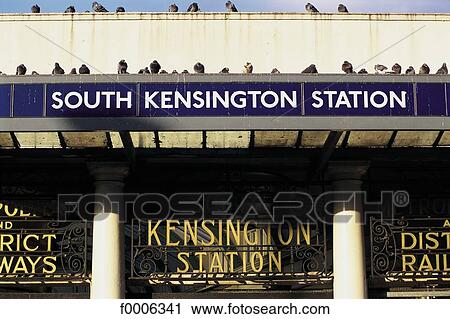 Stock Image - Kensington Station. Fotosearch