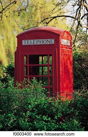 Stock Image - Kent, Sandwich, phone boxes. Fotosearch