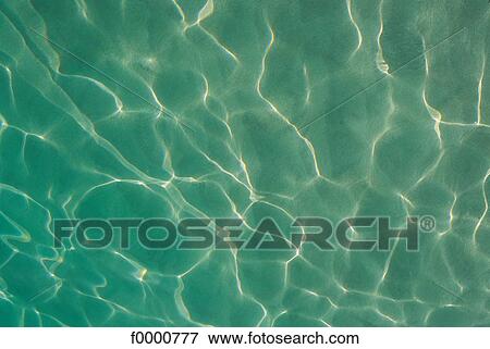 Stock Photo - Elements and Nature, transparency, green, water, swimming pool. Fotosearch