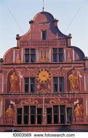 Stock Photo - France, Alsace, Mulhouse, City Hall. Fotosearch