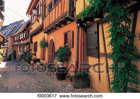 France, Alsace, Village of Eguishem View Large Photo Image Stock Photo - France, Alsace, Village of Eguishem. Fotosearch