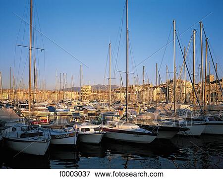 France, Marseilles, leisure boats in The Old Harbour View Large Photo Image Stock Photo - France, Marseilles, leisure boats in The Old Harbour. Fotosearch