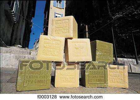 Stock Photo - France, Marseilles soap. Fotosearch