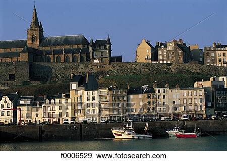 France, Normandy, Granville View Large Photo Image Stock Photo - France, Normandy, Granville. Fotosearch