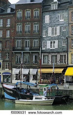 France, Normandy, Honfleur harbour View Large Photo Image Stock Image - France, Normandy, Honfleur harbour. Fotosearch