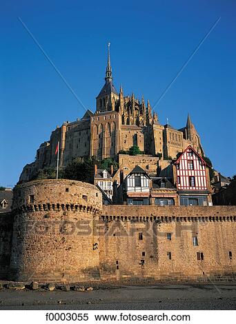 France, Normandy, Mont Saint Michel View Large Photo Image Stock Photography - France, Normandy, Mont Saint Michel . Fotosearch
