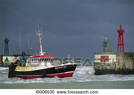 France, Normandy, Port en Bessin View Large Photo Image Stock Image - France, Normandy, Port en Bessin. Fotosearch